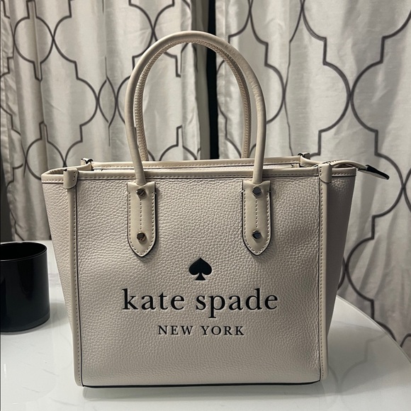 Kate Spade NWT Small Ella Bag Cream Leather Handbag - Picture 1 of 6